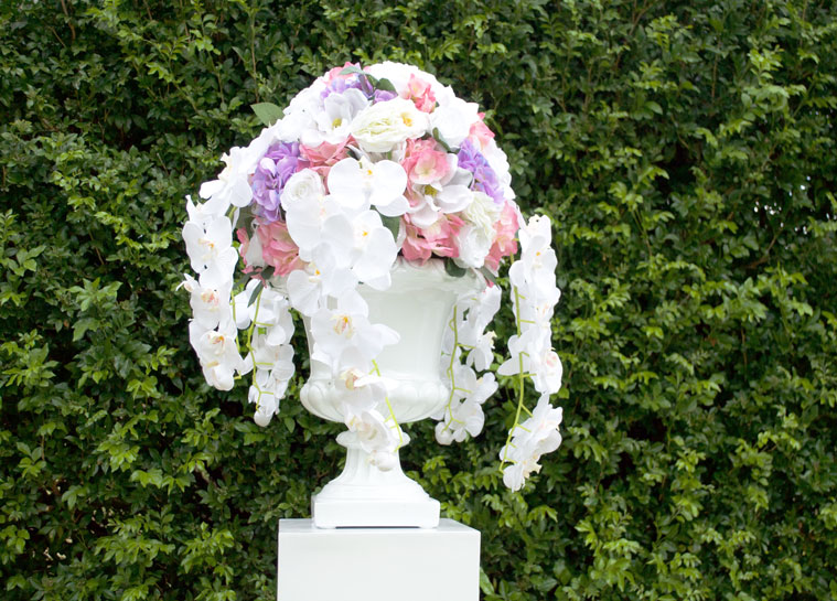 Stunning Wedding Ceremony Floral Urn & Pedestal 