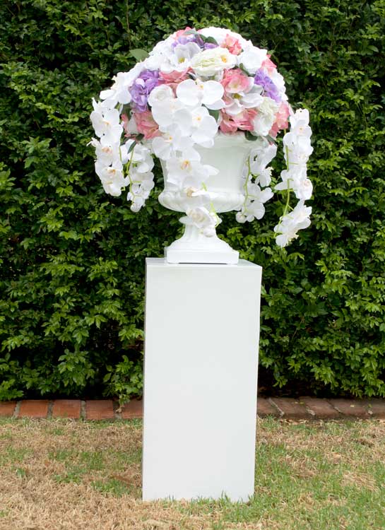 Pedestal & Floral Urn